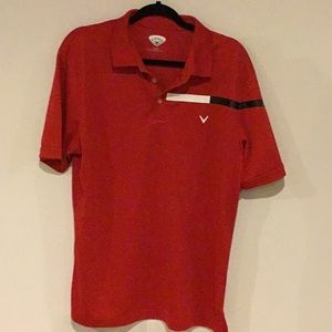 Callaway Men’s Red Polo Short Large